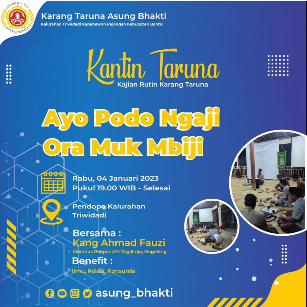 Ragam Kerohanian Triwidadi, Kantin Taruna Makin Berjaya